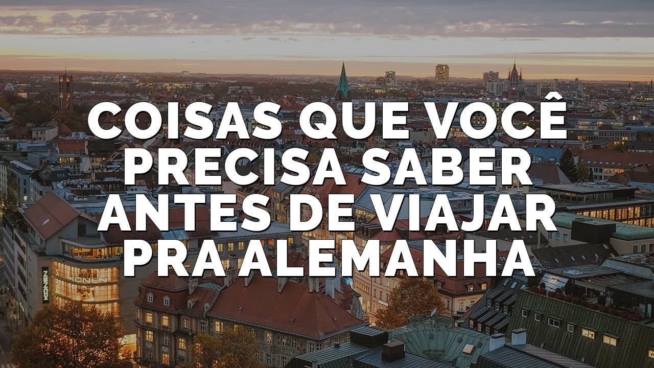 10 coisas que você PRECISA SABER ANTES DE VIAJAR PRA ALEMANHA