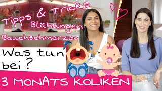 3 Monats Koliken bei Babys | Was hilft, wenn dein Baby Koliken hat | Babys Bauchschmerzen