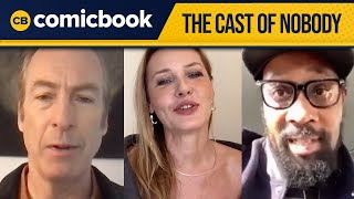 Nobody: Bob Odenkirk, Connie Nielsen, Kelly McCormick, and RZA Interview video