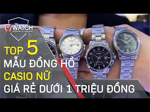 op 5 Mẫu Đồng Hồ Nữ Casio LTP Chính Hãng Giá Rẻ Dưới 1 Triệu Đồng