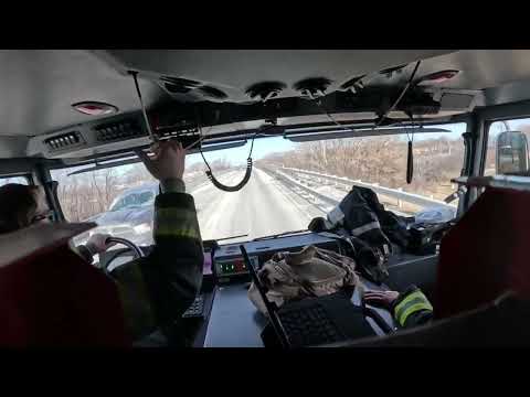 Fire Truck Ride along Reported Fire.