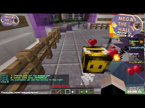 MineCraft BlockParty Oynuyoruz - Online MineCraft Server Blokpartisi Oynadık Yusuf ile MineCraft