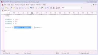Beginner PHP Tutorial - 22 - Arithmetic Operators