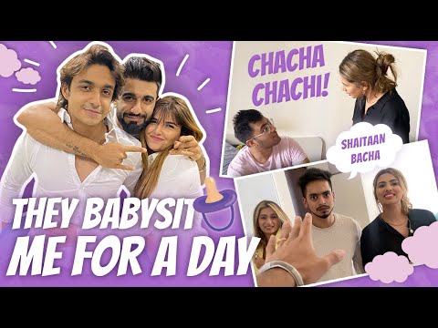 AKTK BABYSIT ME FOR AN ENTIRE DAY | MANNU |