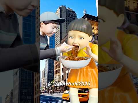 Squid Game AI BLACK BEAN NOODLES ASMR #squidgame #squidgame2 #ai #asmr