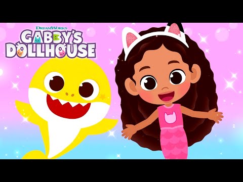 GABBY Meets BABY SHARK! 🎶 Baby Shark Song Remix & Game!! | GABBY'S DOLLHOUSE