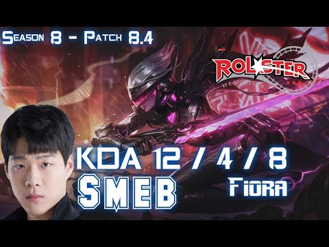 KT Smeb FIORA vs JAX Top - Patch 8.4 KR Ranked