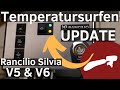 Temperatursurfen Rancilio Silvia Ohne PID V5 V6 Richtige Brühtemperatur Finden Tutorial