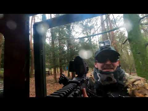 DMR Airsoft blowback rifle at 60 meters- pard008lrf