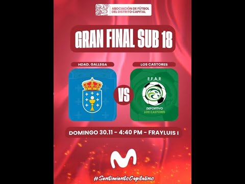 LIGA PLATINO DIABLITOS UNDERWOOD | ¡EN VIVO! GRAN JORNADA DE FINALES | Categoría Sub-18