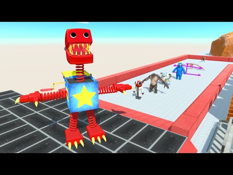 New Boxy Boo vs Creepy Monster Death Run | Animal Battle Revolt Simulator