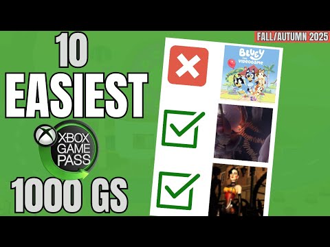 10 Easiest Games on Xbox Game Pass for 1000 Gamerscore (Fall 2025)