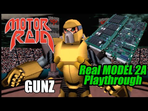 SEGA Motor Raid - Real MODEL 2 A-CRX - GUNZ