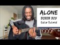 How to Play ALONE by Burna Boy | Full Tutorial