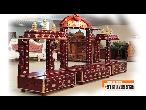 Modern Wooden Mandir Design for Home - Video