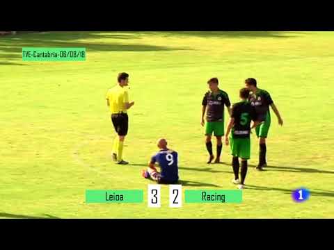 Resumen del partido de pretemporada Leioa-Racing (TVE)