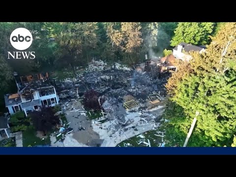 Massive home explosion destroys multiple homes in Ohio