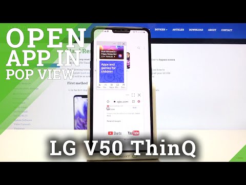 How to Open Apps in Pop Up View in LG V50 ThinQ – Open Many Apps in Small Windows