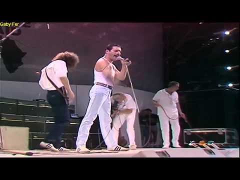 Queen We Are The Champions Live Aid  (Subtitulado Al Español).[HD]