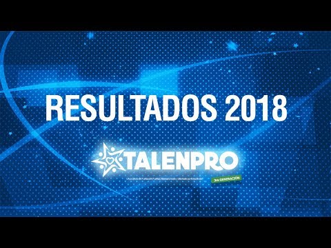 Resultados TalenPro 2018
