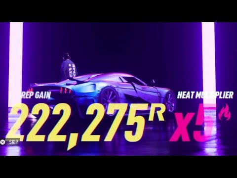 NFS Heat | Heat 5 Level Escape - Police Pursuit | Koenigsegg Regera '16