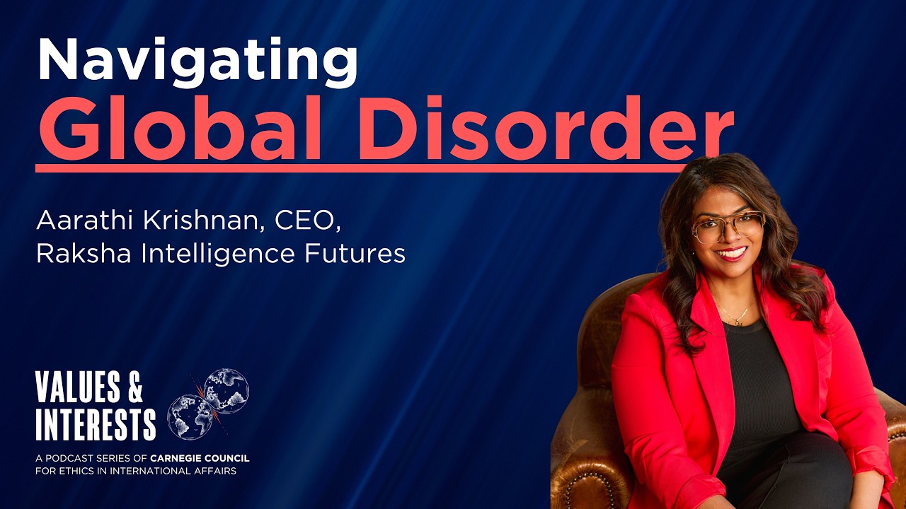 Geopolitics in a Fracturing World, with Raksha CEO Aarathi Krishnan
