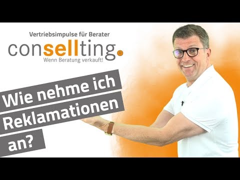 Wie nehme ich eine Reklamation an? | Reklamation 2 | Vertriebsimpulse für Berater | ADM Institut