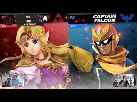 BigPlay's BBQ - FlyTy(Zelda) VS Spike(Falcon) - W. Top 32 Qualifier