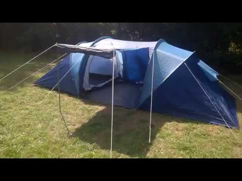 Pro Action 6 man  2 room camping tent