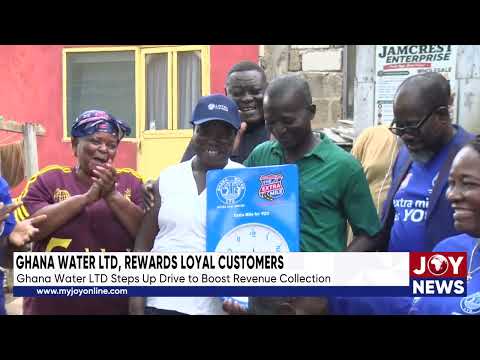 Ghana water Ltd, rewards loyal customers: Ghana Water LTD Steps Up Drive to Boost Revenue Collection