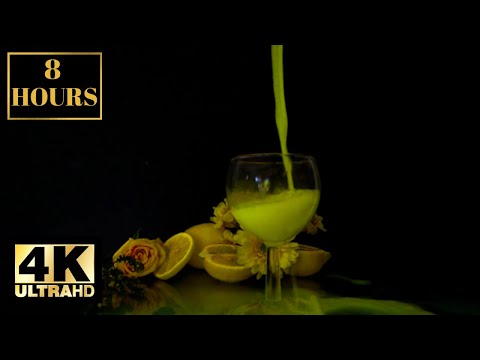 Cocktail Drink Alcohol Celebrate Wallpaper Background Screensaver With Relaxing Music 8 HOURS 4K