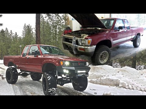 Epic Toyota Pickup Transformation SAS and Turbo Diesel Swap