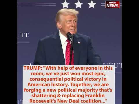 Trump: Am I allowed to run again? new majority shattering Franklin Roosevelt's New Deal coalition
