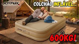 ESSE COLCHÃO INFLÁVEL AGUENTA 600KG… NÃO AFUNDA E ENCHE SOZINHO 😳