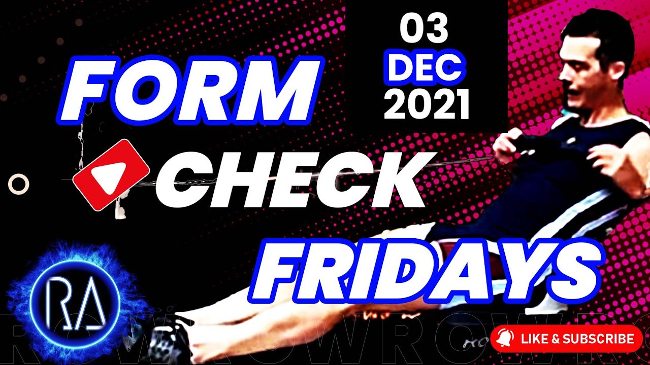 Row faster with better rowing technique on Form Check Fridays