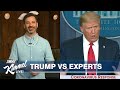 Jimmy Kimmel’s Quarantine Monologue – Jimmy's Daughter Does His Makeup & Trump Contradicts Experts