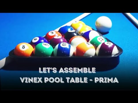 Unboxing and Assembling Pool Table | How to Assemble Vinex Pool Table - Prima 8 x4 feet