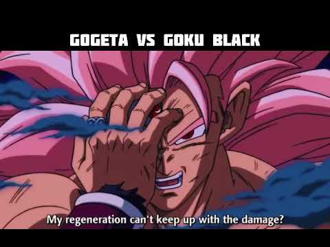 GOGETA VS BLACK GOKU 🥵🥵