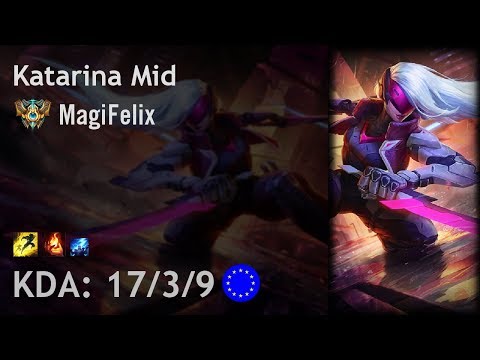 Katarina Mid vs Kassadin - MagiFelix - EUW Challenger Patch 7.15