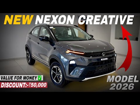 Tata Nexon Creative Model 2026 Detailed Review ✅ On-Road Price, Features, Mileage & Details