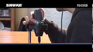 Video thumbnail for PG42USB - How to Record on a Computer | Shure by Shure
