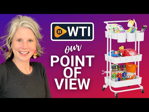 LEHOM 3-Tier Rolling Utility Cart with Hanging Cups & Hooks & Handle - WTI product video review