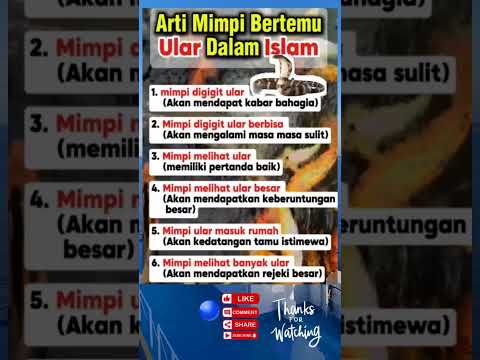 arti mimpi bertemu ular #shortsviral #ilmujamandahulu#artimimpi