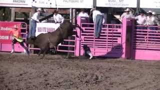 preview picture of video 'Bull-A-Rama 2013, Deer Lodge, Montana'