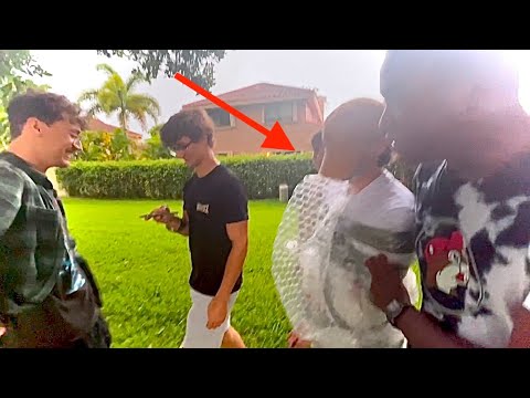 WE DUCT TAPED HIM ON HIS BDAY!! (FUNNIEST PRANK YET!!)