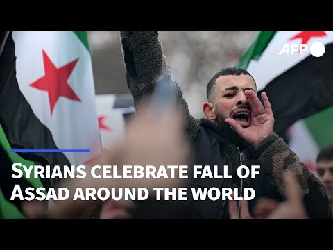 Syrians around the world celebrate fall of Assad | AFP