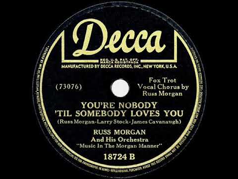 1946 HITS ARCHIVE: You’re Nobody ‘Til Somebody Loves You - Russ Morgan (Russ Morgan, vocal)