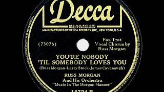 1946 HITS ARCHIVE: You’re Nobody ‘Til Somebody Loves You - Russ Morgan (Russ Morgan, vocal)