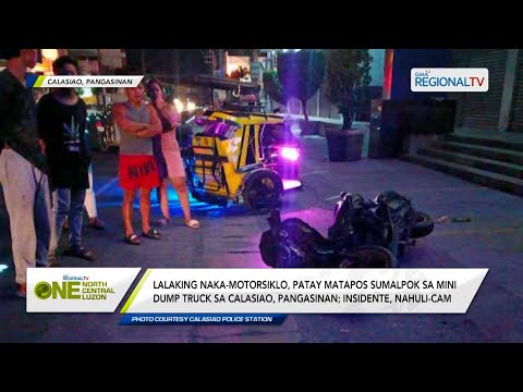 One North Central Luzon: Lalaking naka-motorsiklo, patay matapos sumalpok sa mini dump truck