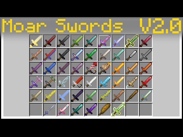 Wasd Moar Swords Datapack 1 17 Minecraft Data Pack